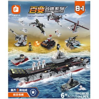 Đồ Chơi Trí Tuệ - Mô Hình Đồ Chơi Láp Ráp Lego Tàu Sân Bay và các thiết bị tàu sân bay
