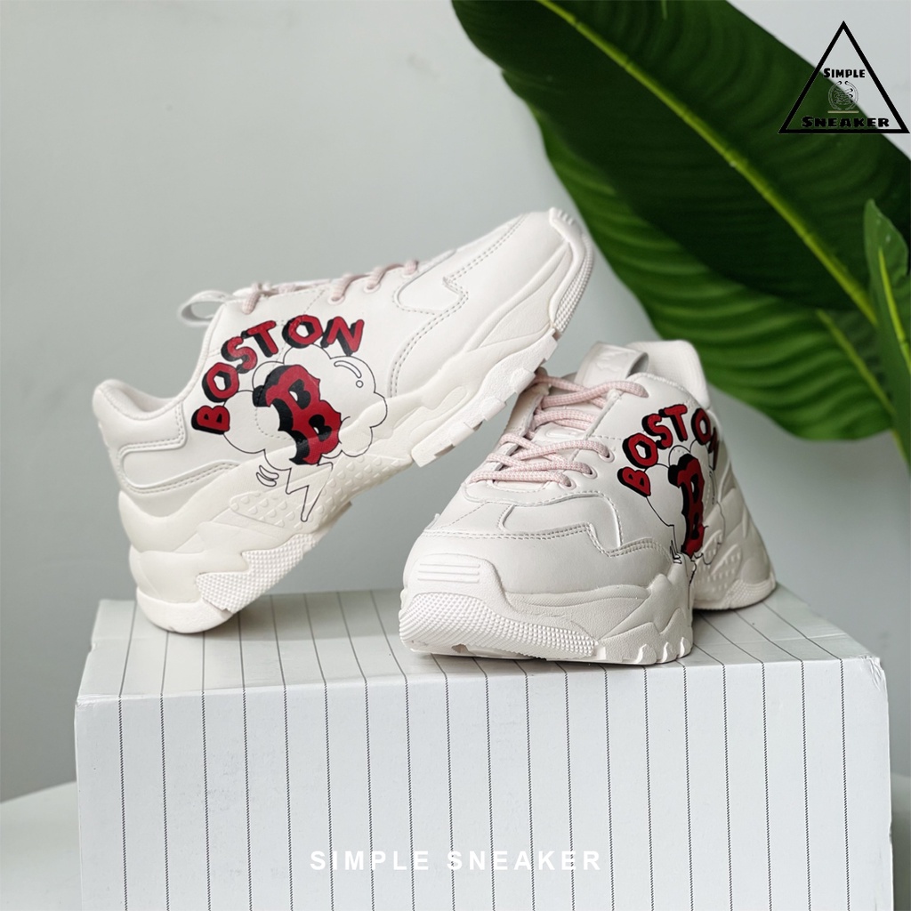 Giày MLB Chunky Chính Hãng FREESHIP MLB Bigball Chunky Like Boston 2021- Giày Đế Cao 6cm Tôn Dáng- Simple Sneaker