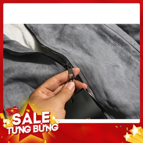 (Ảnh thật 100%) Áo khoác da lộn lông Cừu siêu cao cấp -Hàng nhập khẩu