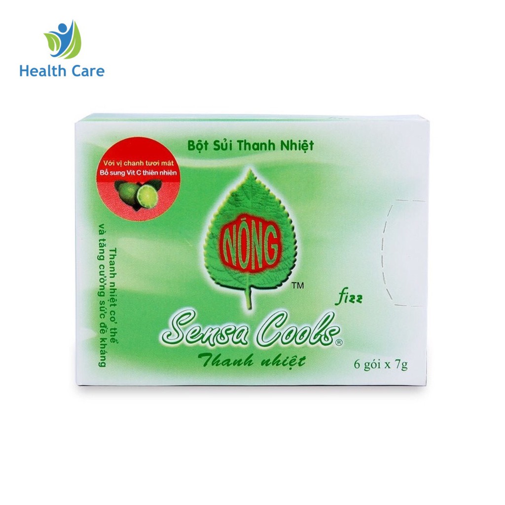 Bột Sủi Thanh Nhiệt Sensa Cools (6 Gói/Hộp)