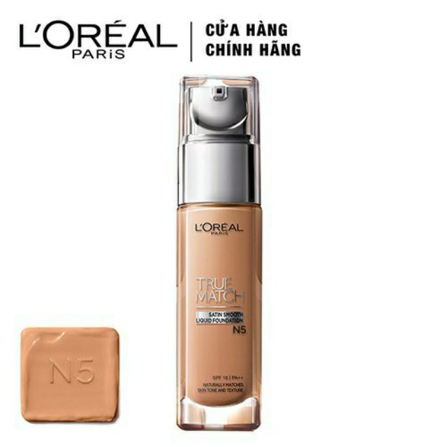 Kem nền mịn da dạng lỏng L'Oreal Paris True Match Liquid Foundation