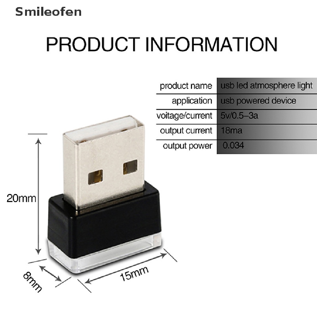 [Smileofen] Đèn LED Chiếu Sáng Trang Trí Phòng Thi Đấu Với Ổ Cắm USB Khẩn Cấp * On