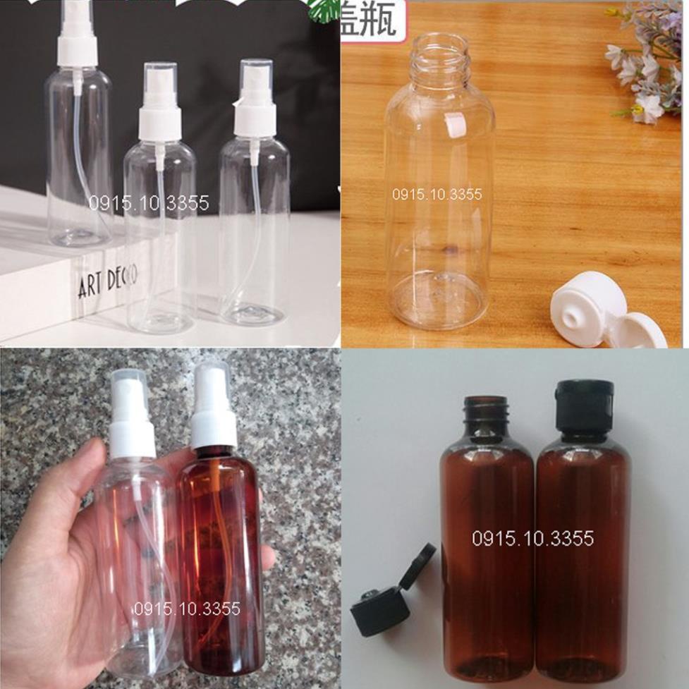 CHAI NHỰA -  Vòi Xịt Phun Sương: 30ml - 50ml - 75ml - 100ml