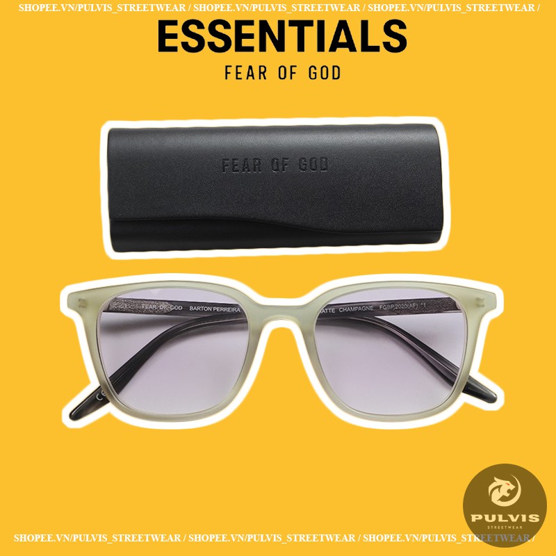 - Kính FEAR OF GOD x Barton Perreira FGBP.2020 Optical Sunglasses Matte (Champagne), Kính FOG