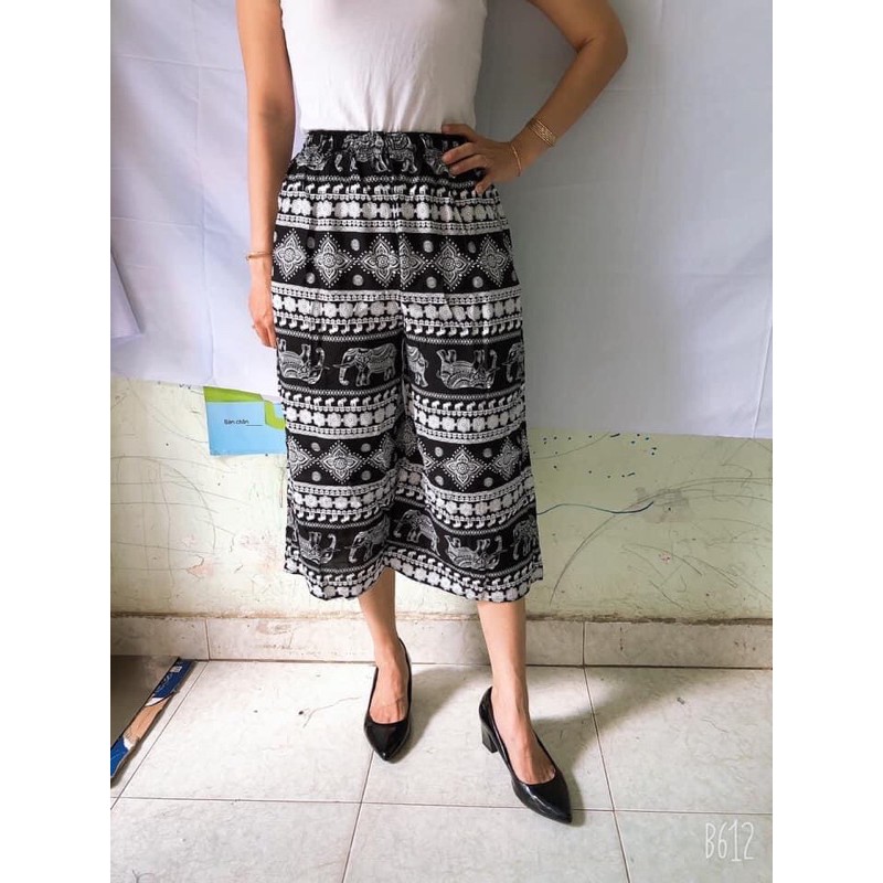 [47-60ký]]Quần lanh lửng ống rộng thổ cẩm | BigBuy360 - bigbuy360.vn