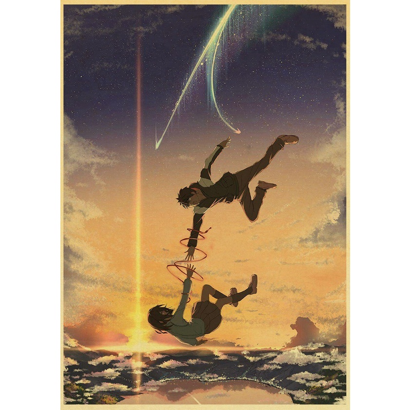 Poster Phim anime your name Treo Tường Trang Trí
