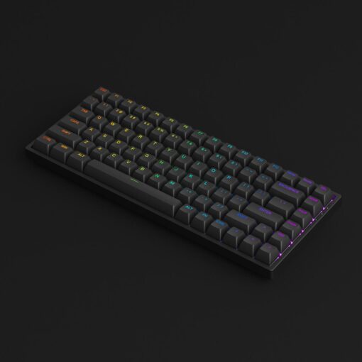 Bàn Phím Cơ Có Dây AKKO 3084 V2 RGB Black / White Foam tiêu âm - Hotswap - AKKO CS Jelly switch