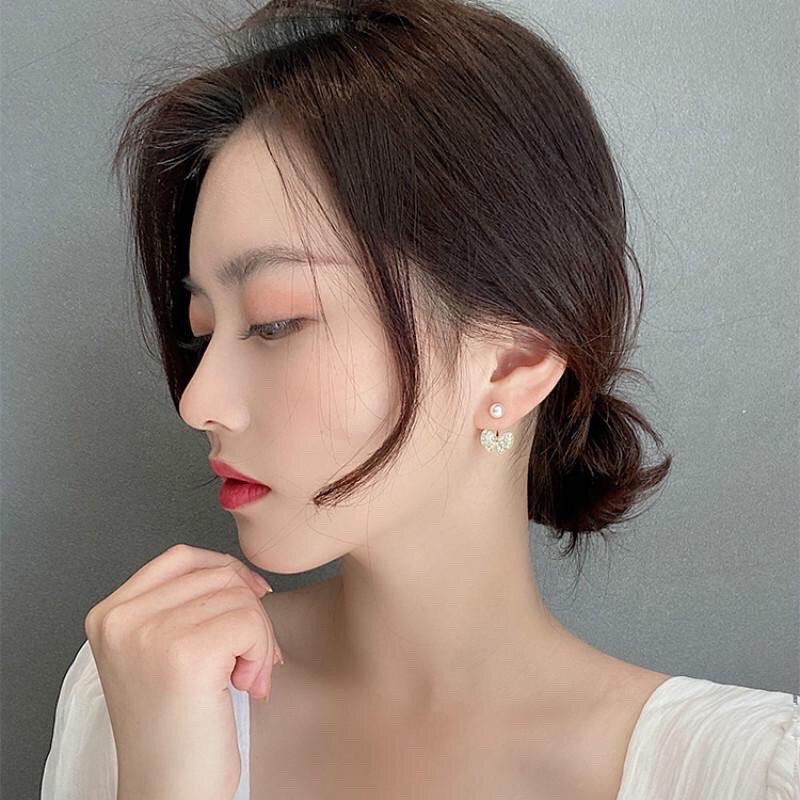 (Nhiều mẫu đẹp) Bông Tai Nữ Bạc Hàn Quốc trang sức cao cấp No.93 Jewelry