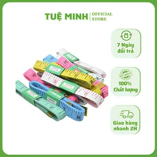 Thước dây cuộn vải đo eo,chiều cao thước dây thợ may đo quần áo ,đo 3 vòng