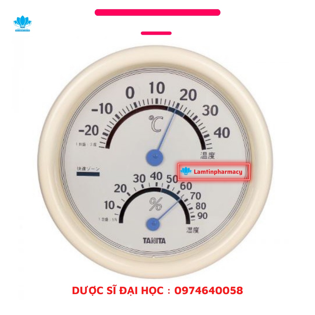 Ẩm Kế Nhiệt Độ cao cấp TANITA TT-513 Chính Hãng Công nghệ Nhật Bản, đo nhiệt độ, độ ẩm phòng trẻ bớt ốm, vườn lan tốt