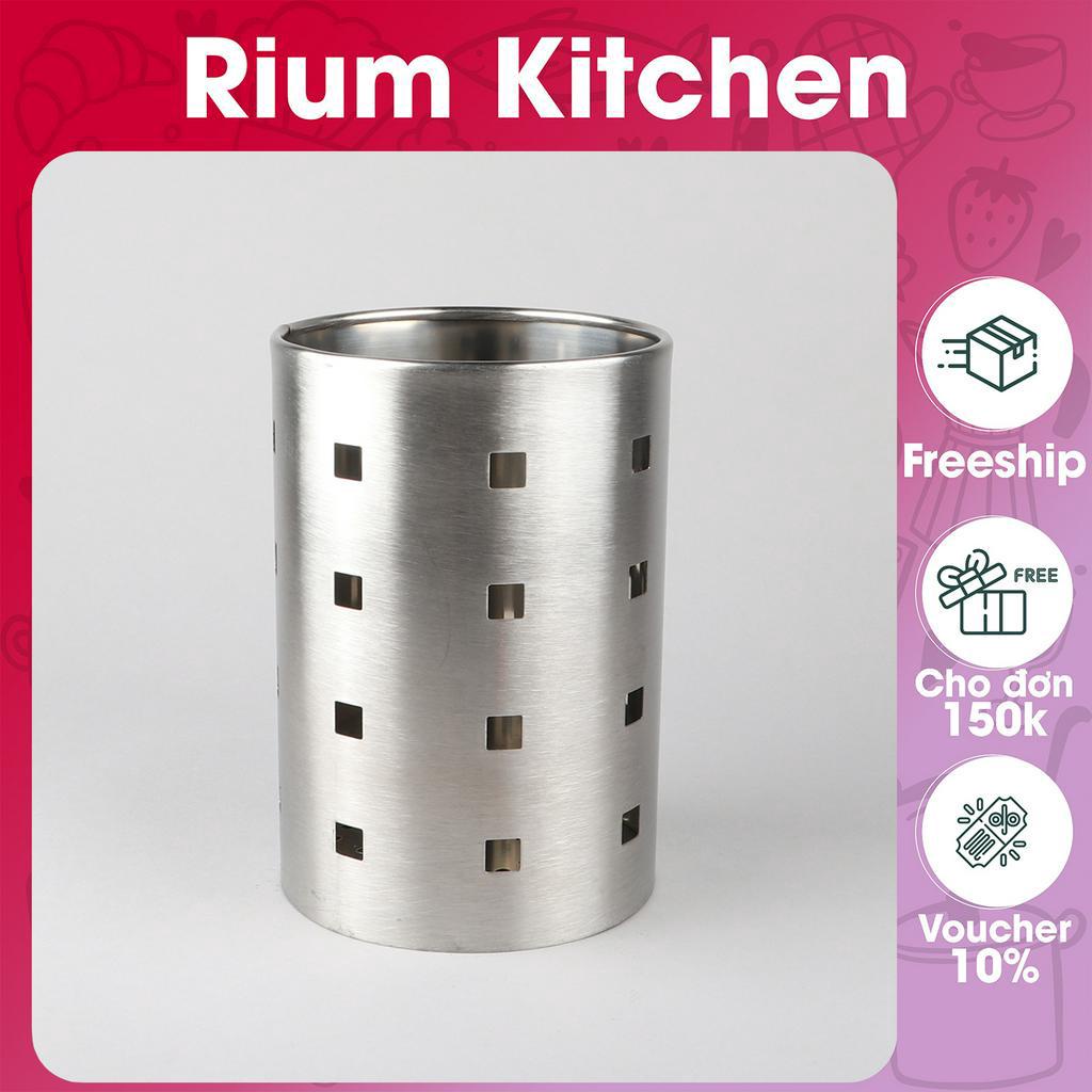 Ống đũa inox tròn sáng bóng có lỗ thông thoáng cao cấp ODT01