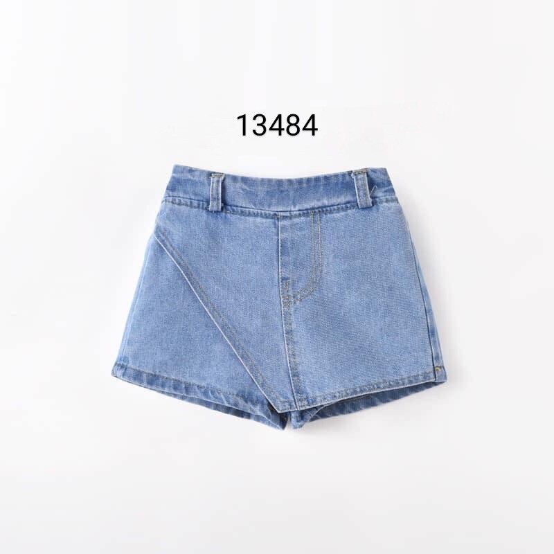 (hàng có sẵn) quần jean giả váy bé gái SBGH15 sz 10-35kg (hàng QC, xấu hoàn hàng)