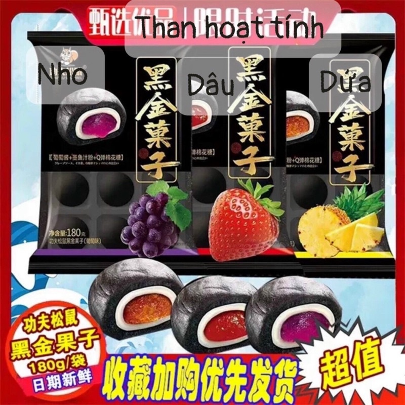1Hộp Mochi hoa quả ĐÀI LOAN-180gam siêu thơm ngon