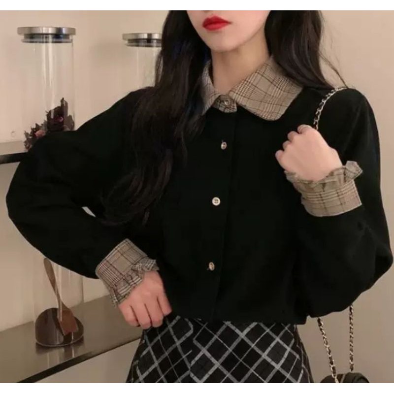 Combo áo len đen chọn trên live stream