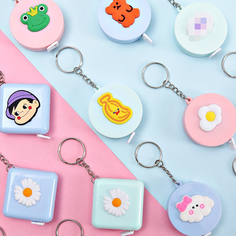 Thước Dây Nút bấm Tự Rút Cute