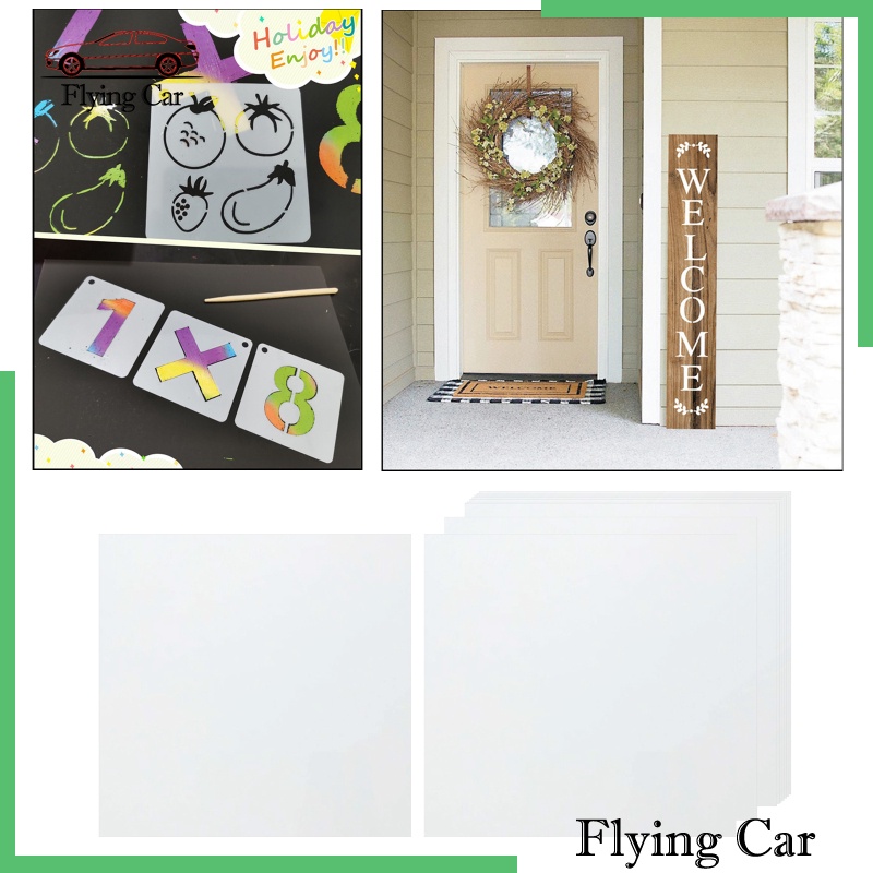 [Lzdjfmy2] 10 Tấm Khuôn Làm Khuôn Vuông 30.5x30.5cm 7.5 Ml