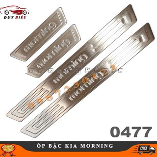 [SALE] Ốp Bậc Cửa Trong Ngoài MORNING 2012-2019 Mẫu inox
