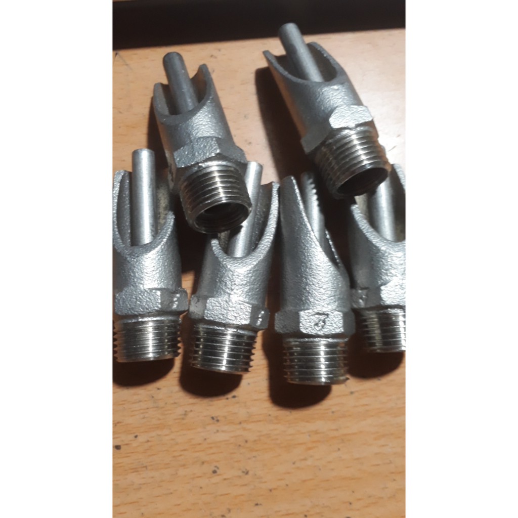 Vòi uống nước tự động cho heo inox 304 chuẩn phi 21