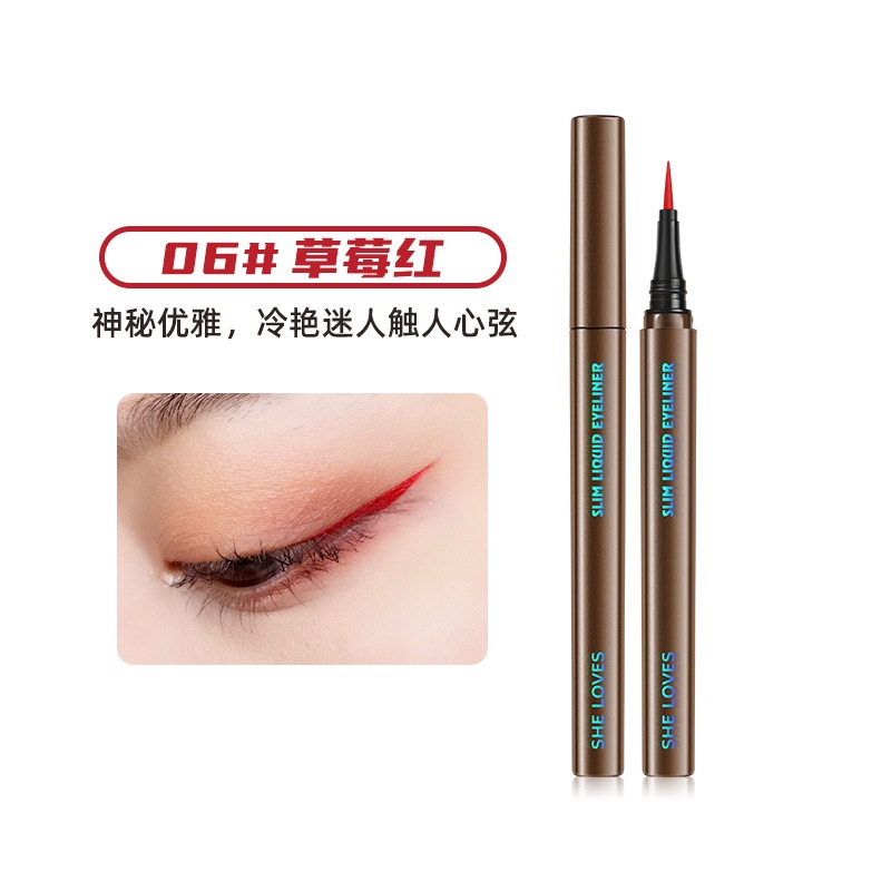 Bút Kẻ Mắt SHE LOVES Màu Sắc Chống Nước Chống Nhòe Chống Mồ Hôi Lâu Phai Siêu Mượt Mà