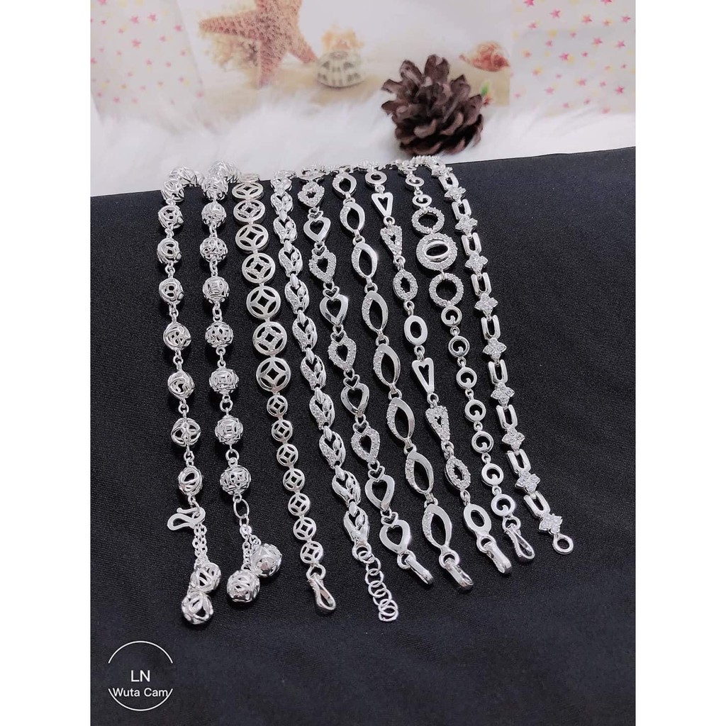 Lắc tay nữ bạc ta cao cấp. Sale cực khủng