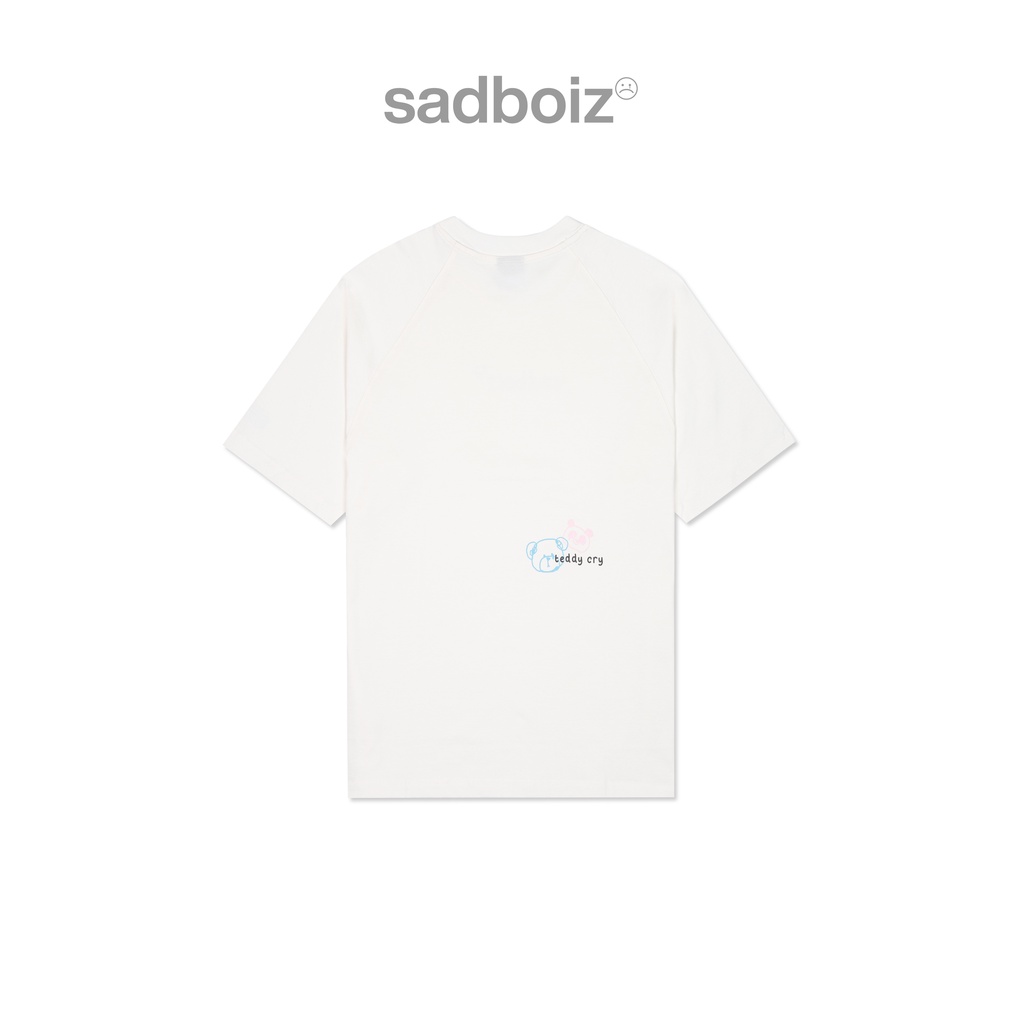 Áo thun SADBOIZ Teddycry Typo White