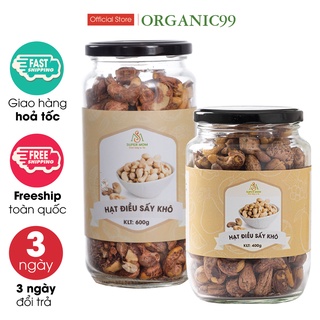 Hạt điều lụa hữu cơ sấy nguyên vị ăn vặt mẹ bầu/ ăn vặt ăn kiêng/ ăn vặt healthy lành mạnh/ ăn vặt giảm cân