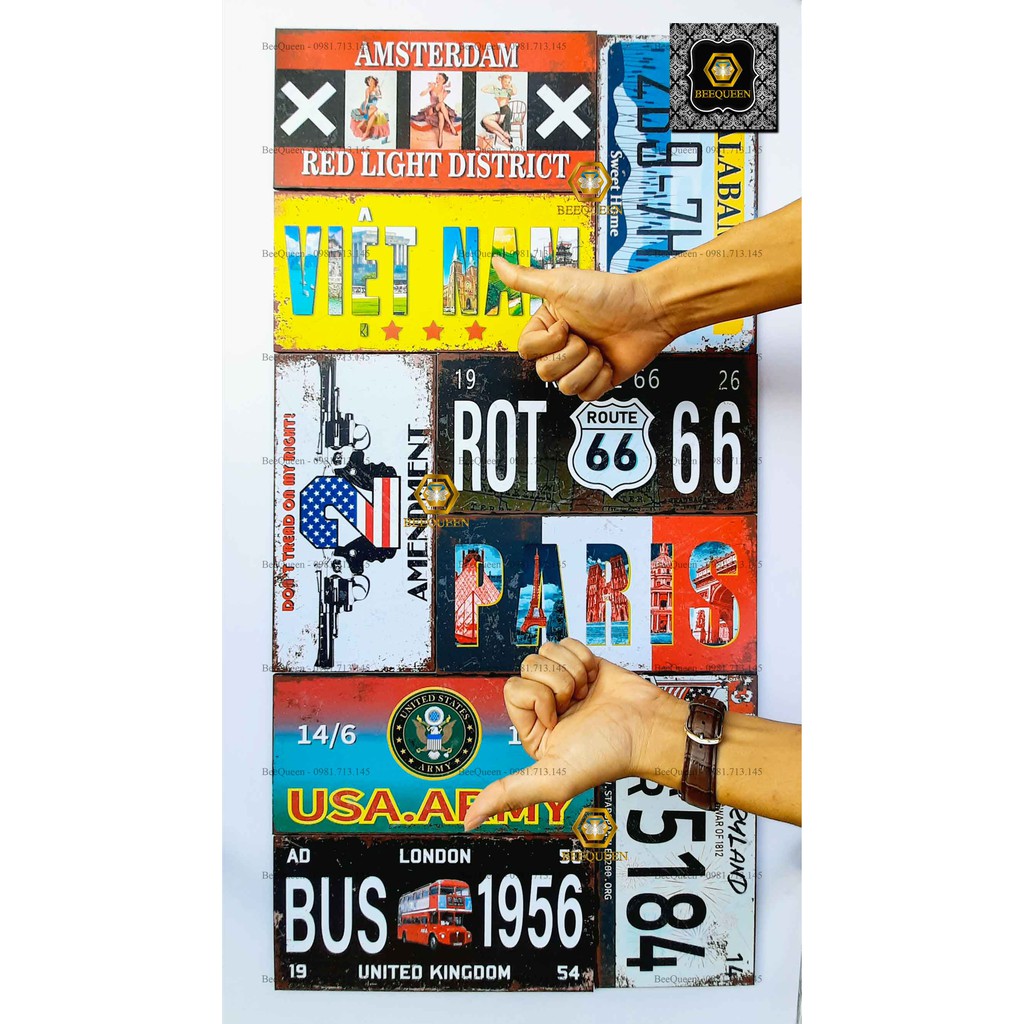 Bảng Tranh Trang Trí Các Thương Hiệu Nổi Tiếng Cho Cửa Hàng Thời Trang - Giày Dép - Quần Áo | Size 15x30cm