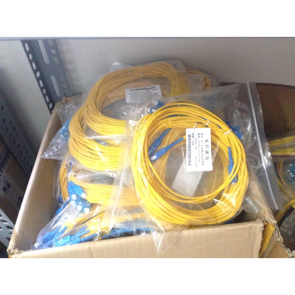 10 Dây Nhảy Quang Ftth Sc - Sc Dài 3m loại Cao Cấp.