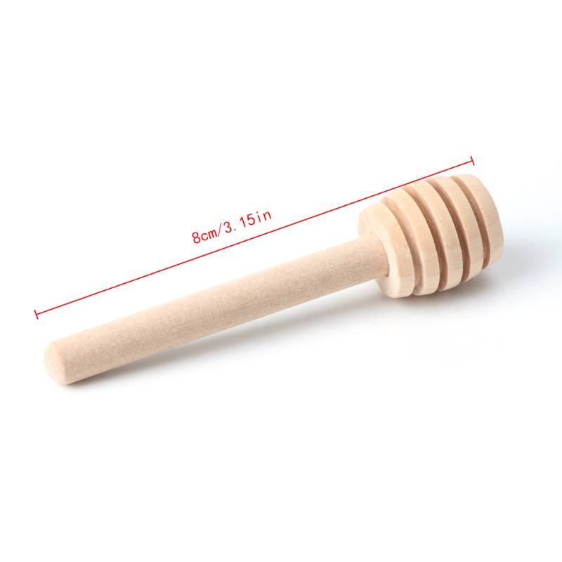 Muỗng gỗ múc mật ong cán dài tiện dụng