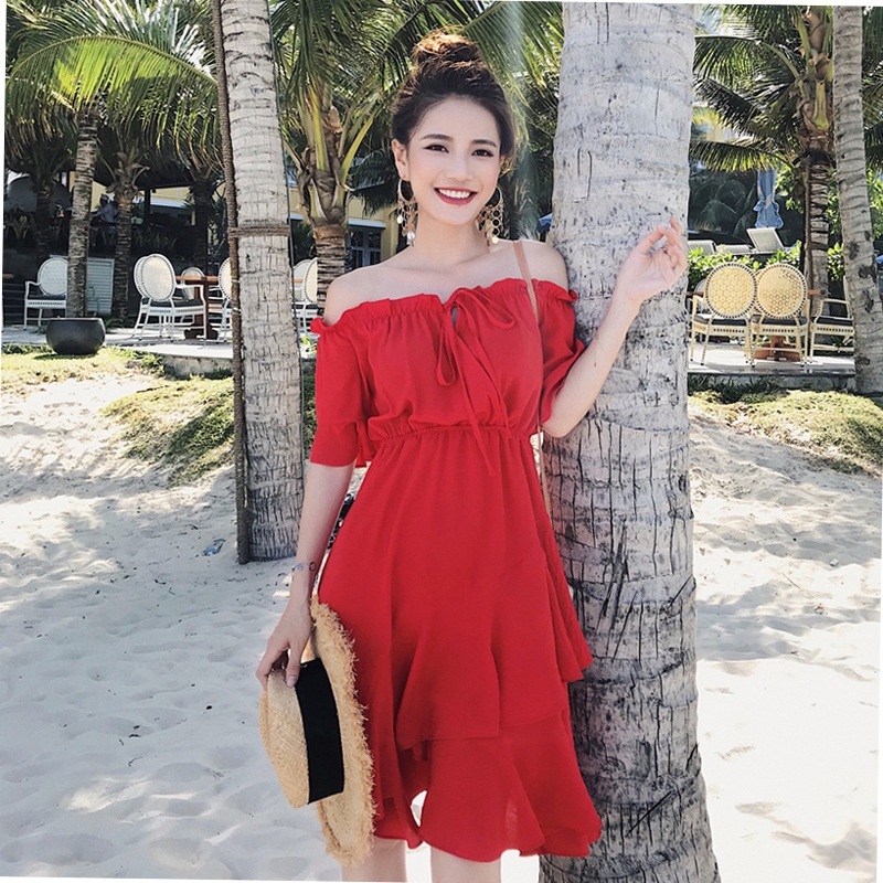 NRVP Đầm dài dáng rộng thanh lịch thời trang mùa hè dành cho nữ