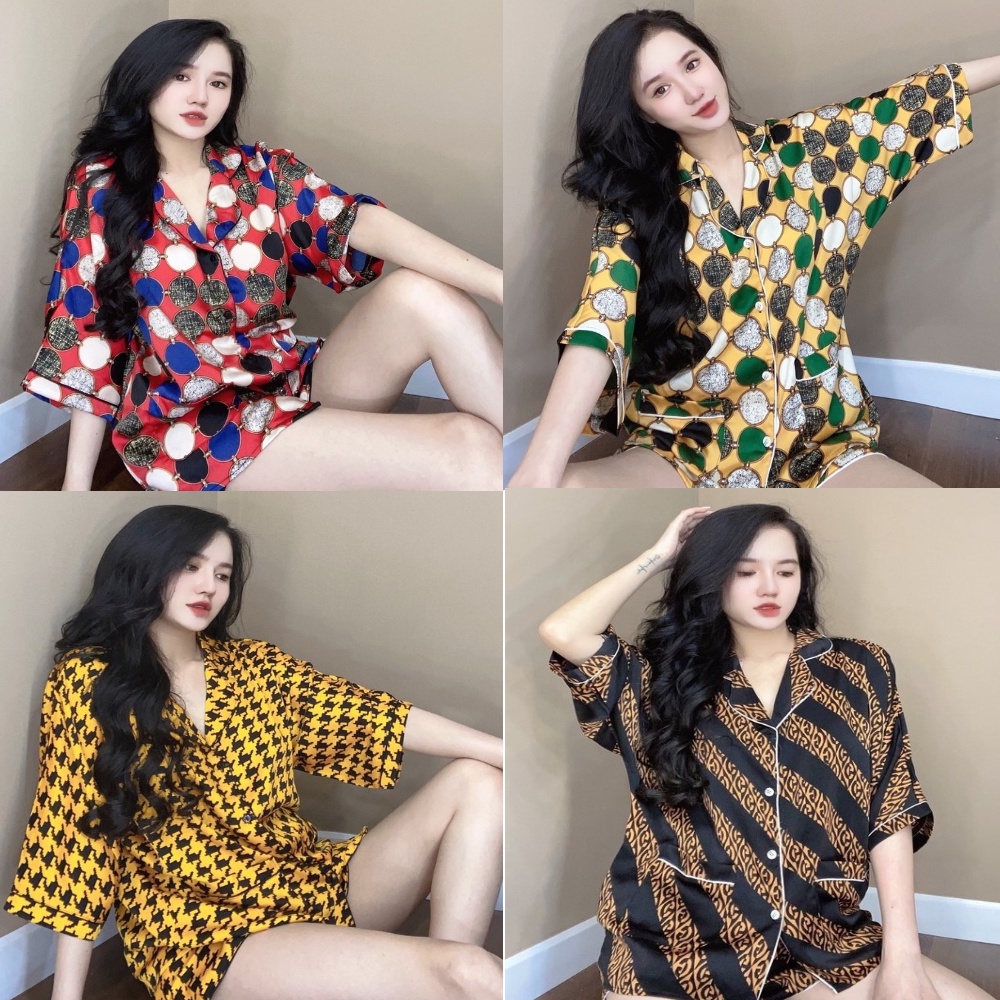 Set Bộ Pijama Latin Đùi Cao Cấp