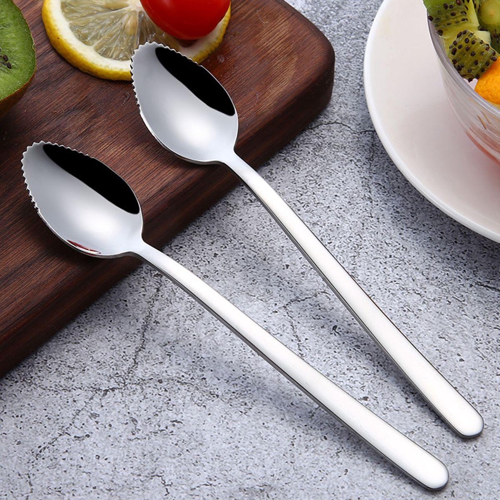 Muỗng Múc Trái Bưởi Bằng Thép Không Gỉ