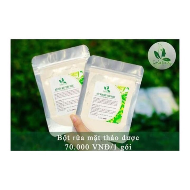 BỘT RỬA MẶT THẢO DƯỢC LOHA sỉ 10 goi