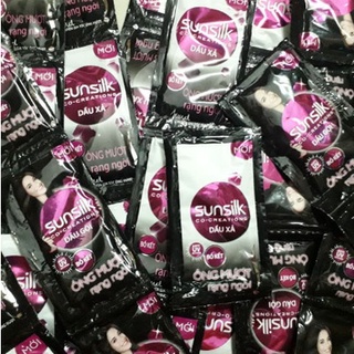 Combo 25 gói dầu gội và 25 gói dầu xả sunsilk