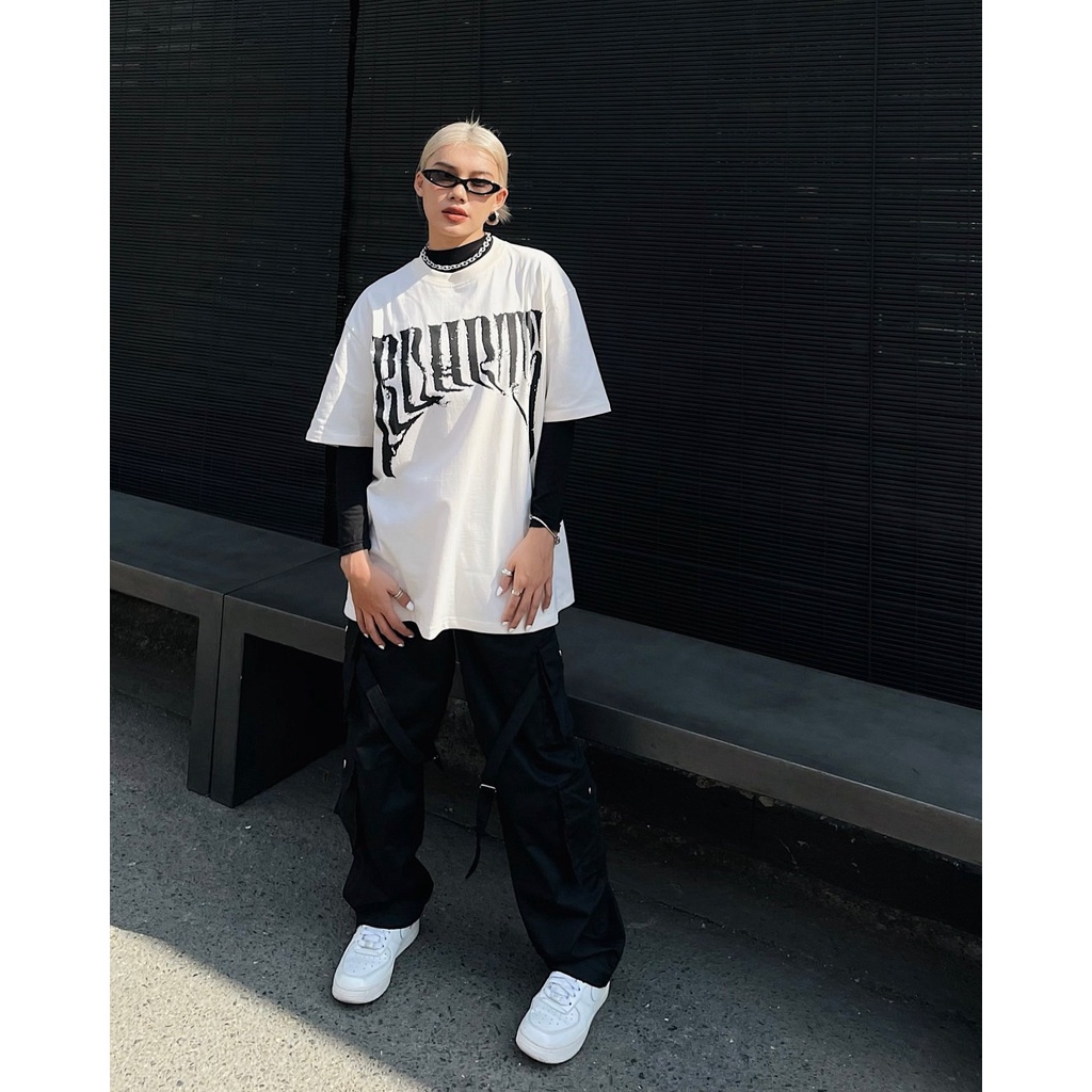 Áo thun unisex bad habits DRIP TEE phom rộng tay lỡ dành cho nam nữ local brand phong cách Ulzzang - Gin Store