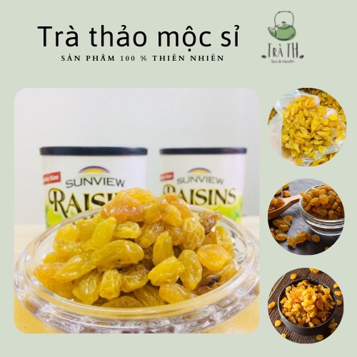 Nho Khô Vàng, Nho Khô Vàng Ấn Độ Loại 1 _ 100 /500 gram trà thaomocsi