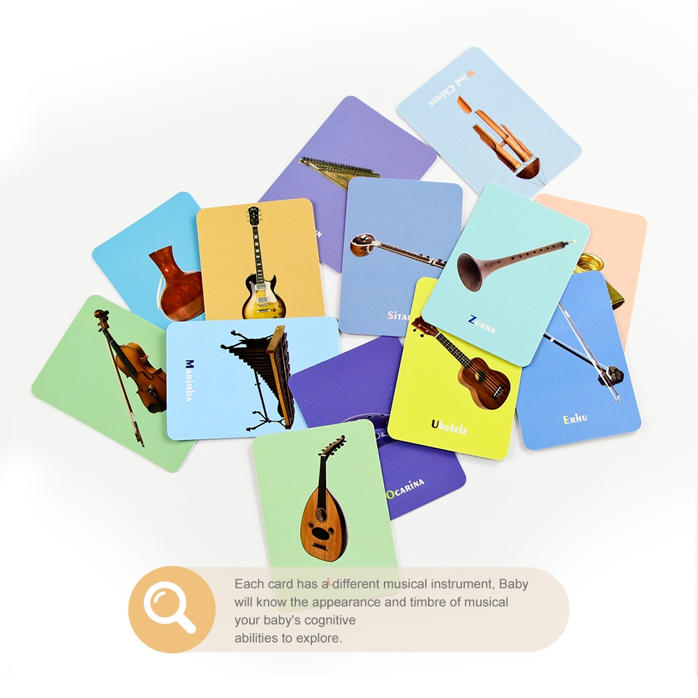 Thảm nhạc cụ Coolplay 110x36cm kèm 14 thẻ cho bé