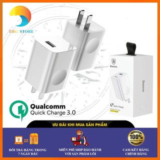CỐC SẠC CỦ SẠC NHANH BASEUS 3A \ 24w quick charge 3.0 chống cháy