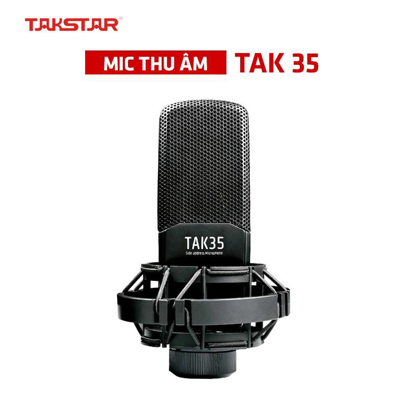 【Chính hãng】Micro thu âm TAKSTAR TAK35 hát karaoke, livestream, bán hàng, thu âm, BẢO HÀNH 12 THÁNG