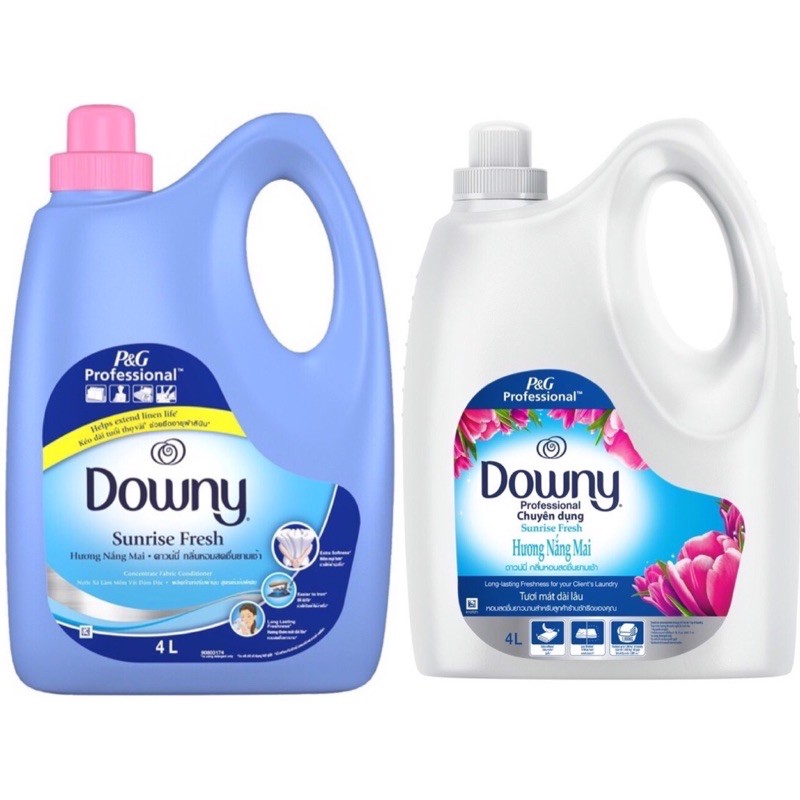 Nước xả vải Downy hương nắng mai bình 4L / túi 3,5L