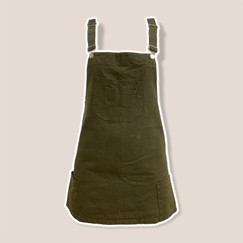 2Hand | Set Váy Yếm Màu Olive Green | ❌CẬU VUI LÒNG ĐỌC KĨ PHẦN THÔNG TIN MÔ TẢ NHÉ ❌