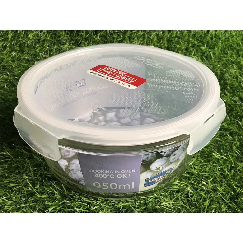 Hộp Thủy Tinh Chịu Nhiệt Lock&Lock Boroseal 950ml LLG861