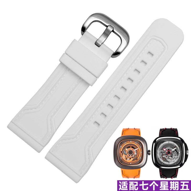 Dây Đeo Cao Su 28mm Cho Đồng Hồ Seven Agelocker