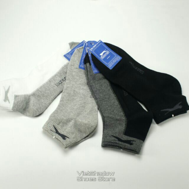 [Combo 5 đôi] Tất nam Hàn Quốc hình con báo Slazenger loại thấp cổ