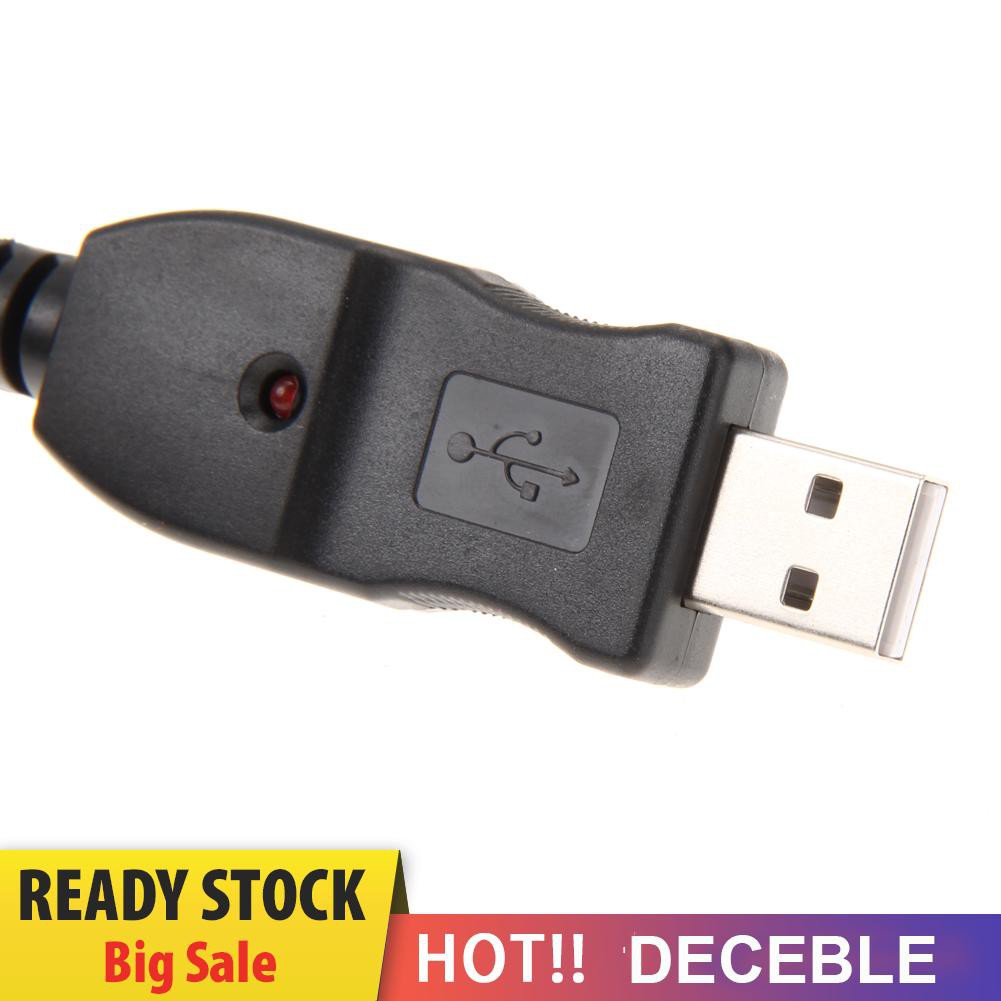 Deceble Guitar Bass 1/4'' 6.3mm To USB Link Connection Instrument Cable Adapter