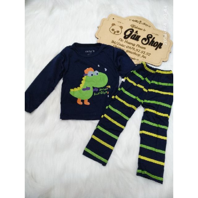 (Nhiều mẫu) Bộ cotton bé trai