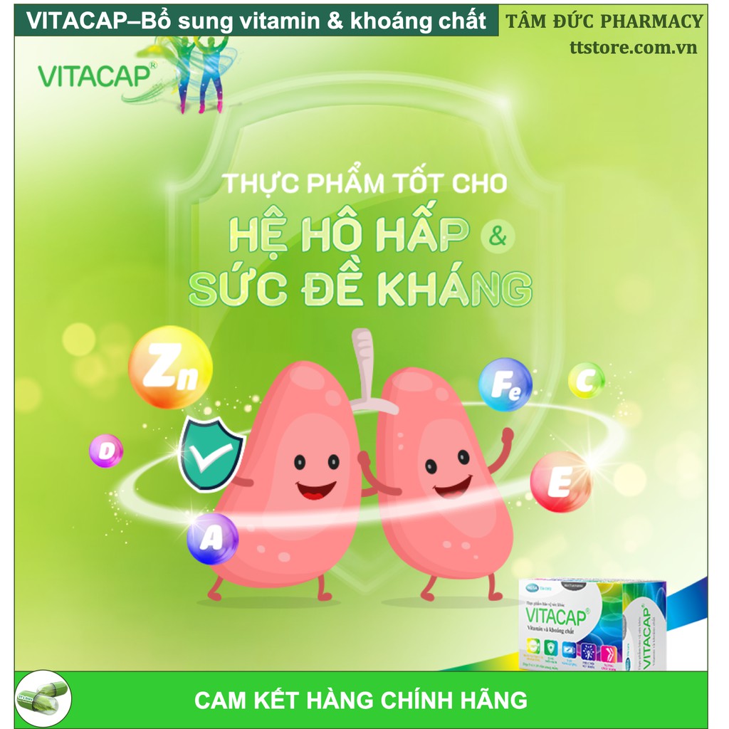 [CHÍNH HÃNG] VITACAP - Viên uống Multivitamin và khoáng chất [VITACAP] [MULTIVITAMIN] [MULTI VITAMIN] | BigBuy360 - bigbuy360.vn