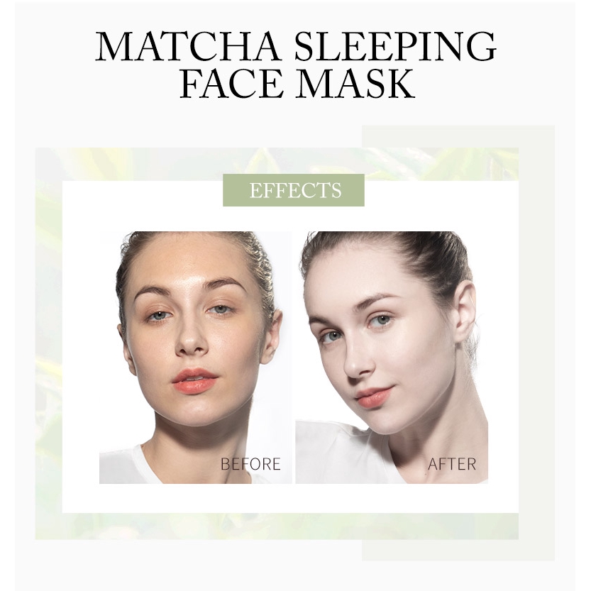 LAIKOU Matcha Sleeping Mask Repairing Deep Nouishing 3g x 3pieces