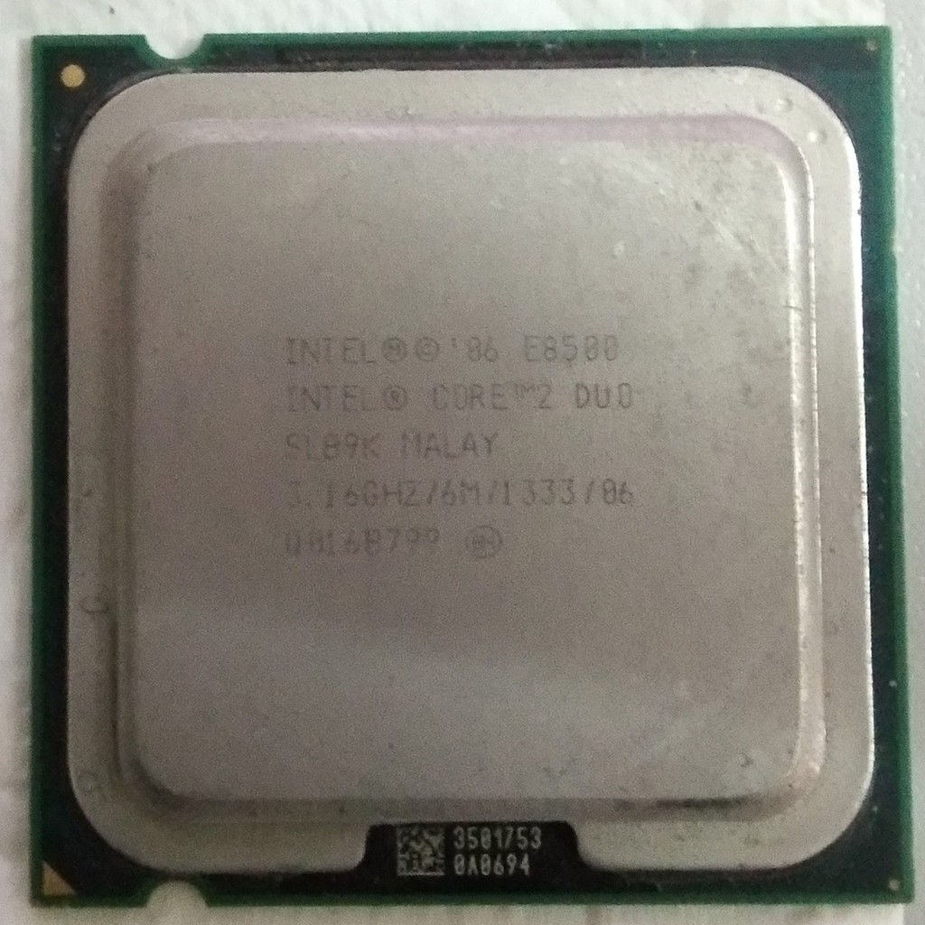 CPU E8500 socket 775 [ tặng gói tản nhiệt nhỏ ]