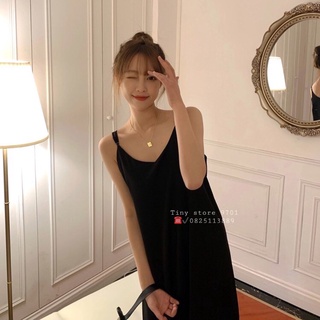 VÁY 2 DÂY VOAN TRƠN DÁNG BASIC